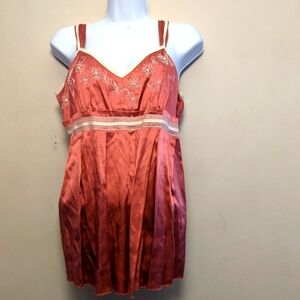 Robin Howe Pink Silk Cami Tank Top 8